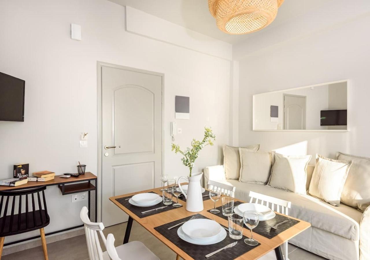 Cozy Apartment Evdoxia Hriszí Aktí Haniá Kültér fotó
