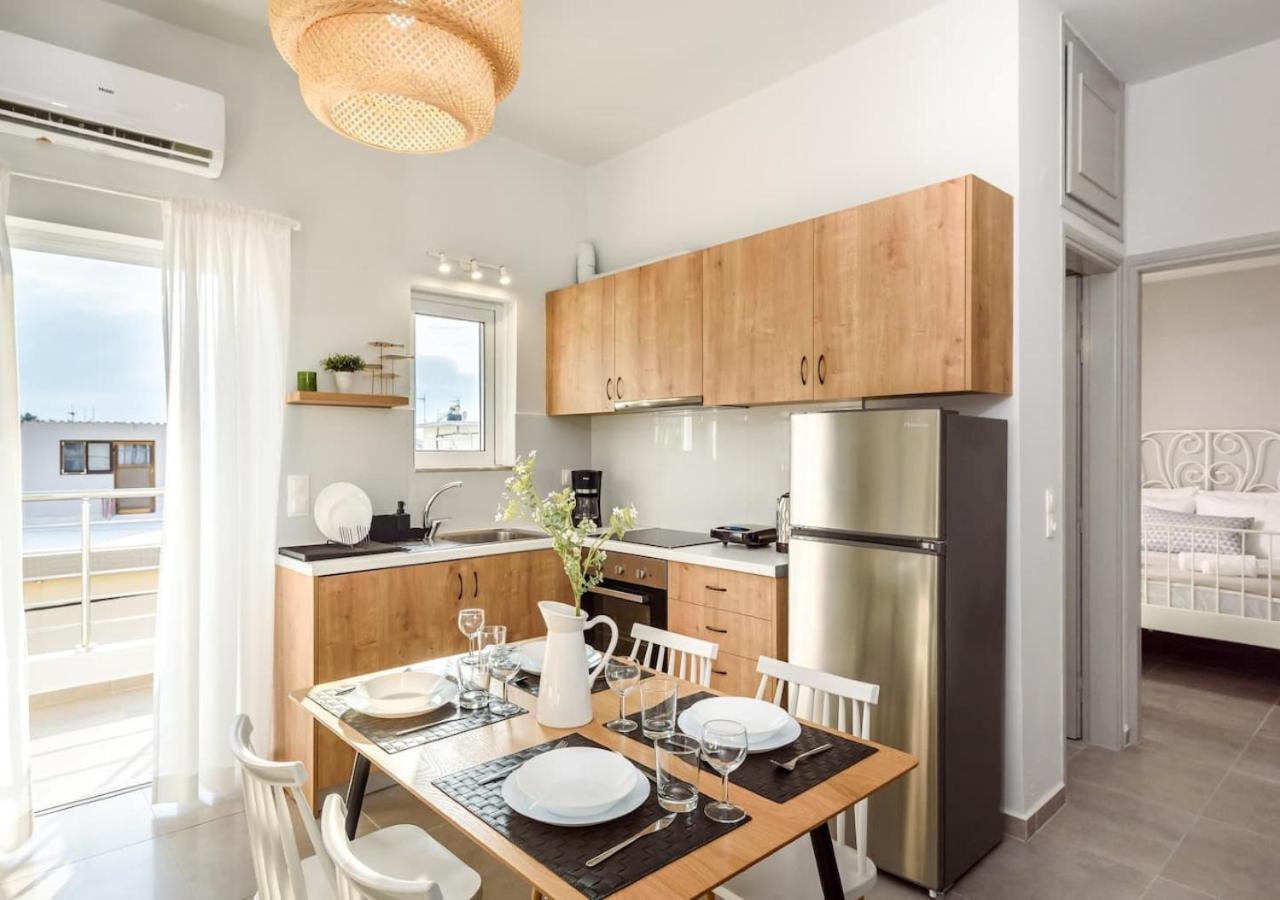 Cozy Apartment Evdoxia Hriszí Aktí Haniá Kültér fotó
