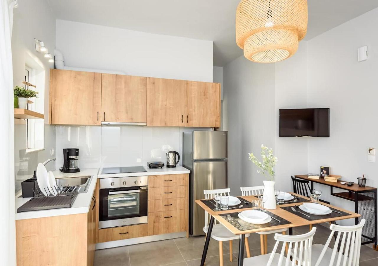 Cozy Apartment Evdoxia Hriszí Aktí Haniá Kültér fotó